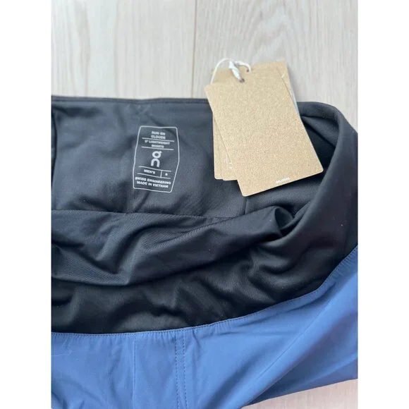 ON-Running 5" Lightweight Running Shorts Denim Black ( S ) - Picture 7 of 7
